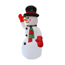 Load image into Gallery viewer, Christmas Inflatable Snowman Costume Xmas Blow Up Santa Claus Giant Outdoor 2.4m LED Lighted Home Party Decor EU/AU/US/UK Plug