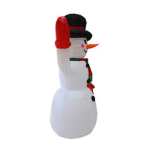 Load image into Gallery viewer, Christmas Inflatable Snowman Costume Xmas Blow Up Santa Claus Giant Outdoor 2.4m LED Lighted Home Party Decor EU/AU/US/UK Plug