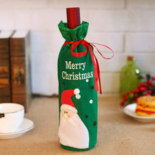 Load image into Gallery viewer, 50pcs/lot Christmas Decoration for Home Wine-bottle Cover Xmas Table Layout Supply Gift Bag Santa Claus Direct Supply Wholesale