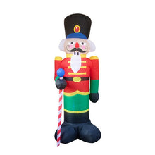 Load image into Gallery viewer, Christmas Tree Inflatable LED Santa Claus Man Cookie with LED Lights Indoor Outdoor Yard Airblown Decor Fun Xmas Party Display