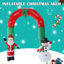 Load image into Gallery viewer, Christmas Decoration 2.4m Inflatable Christmas Arch Santa Claus Snowman Christmas Door Toys Garden Party House Decoration  HYD88