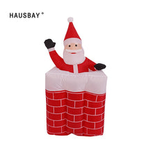 Load image into Gallery viewer, Christmas Inflatable Santa Claus With Chimney Creative Toy Gift Outdoor Garden Ornament Christmas Decoration Xmas Figures X025