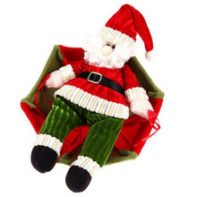 Load image into Gallery viewer, 10pcChristmas Home Ceiling Decorations Parachute 24cm Santa Claus Smowman New Year Hanging Pendant Christmas Decoration Supplies