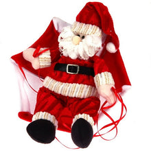Load image into Gallery viewer, 10pcChristmas Home Ceiling Decorations Parachute 24cm Santa Claus Smowman New Year Hanging Pendant Christmas Decoration Supplies