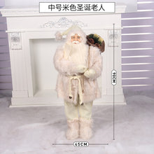 Load image into Gallery viewer, Christmas Decorations Christmas Tree Decorations Santa Claus Snowman Elk Christmas Doll Scene Window Decoration Party Supplies