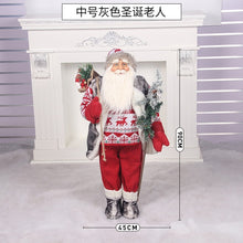 Load image into Gallery viewer, Christmas Decorations Christmas Tree Decorations Santa Claus Snowman Elk Christmas Doll Scene Window Decoration Party Supplies