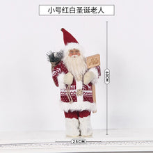Load image into Gallery viewer, Christmas Decorations Christmas Tree Decorations Santa Claus Snowman Elk Christmas Doll Scene Window Decoration Party Supplies