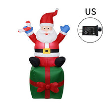 Load image into Gallery viewer, 180cm Cute Inflatable Santa Claus Christmas Outdoor Ornaments Xmas New Year Party Home Garden Yard Decoration Navidad Decor