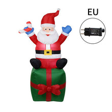 Load image into Gallery viewer, 180cm Cute Inflatable Santa Claus Christmas Outdoor Ornaments Xmas New Year Party Home Garden Yard Decoration Navidad Decor