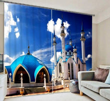 Load image into Gallery viewer, Palace Luxury 3D Blackout Curtains For Living room Bedding room Drapes Cotinas para sala for Chirstmas decorative