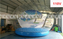 Load image into Gallery viewer, 3m Diameter 0.8mm Transparent PVC Blow Up Ball Inflatable Round Balloons for Chirstmas Decoration Advertising With Air Blower