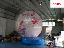 Load image into Gallery viewer, 3m Diameter 0.8mm Transparent PVC Blow Up Ball Inflatable Round Balloons for Chirstmas Decoration Advertising With Air Blower