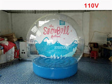 Load image into Gallery viewer, 3m Diameter 0.8mm Transparent PVC Blow Up Ball Inflatable Round Balloons for Chirstmas Decoration Advertising With Air Blower