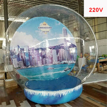 Load image into Gallery viewer, 3m Diameter 0.8mm Transparent PVC Blow Up Ball Inflatable Round Balloons for Chirstmas Decoration Advertising With Air Blower