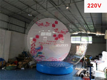 Load image into Gallery viewer, 3m Diameter 0.8mm Transparent PVC Blow Up Ball Inflatable Round Balloons for Chirstmas Decoration Advertising With Air Blower