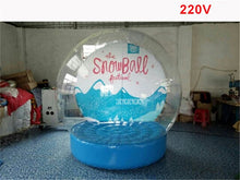 Load image into Gallery viewer, 3m Diameter 0.8mm Transparent PVC Blow Up Ball Inflatable Round Balloons for Chirstmas Decoration Advertising With Air Blower
