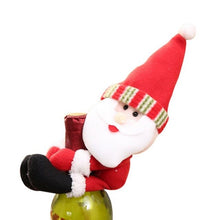Load image into Gallery viewer, 2019 New Christmas Snowman Santa Claus Bottle Wine Bottle Cover Cover Dinner Table Christmas Decorations for Home Xmas Ornaments