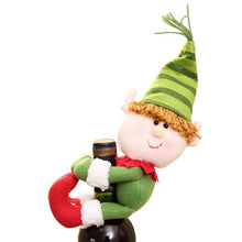 Load image into Gallery viewer, 2019 New Christmas Snowman Santa Claus Bottle Wine Bottle Cover Cover Dinner Table Christmas Decorations for Home Xmas Ornaments