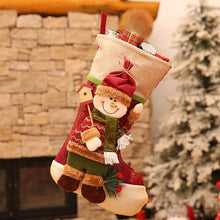 Load image into Gallery viewer, New Design Household Decoration Christmas Stockings Cute Candy Gift Bag Portable Santa Claus Christmas Decoration