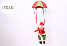 Load image into Gallery viewer, 50pcs/lot fedex fast free shipping christmas gift parachute santa claus ornaments Christmas snowman Decoration