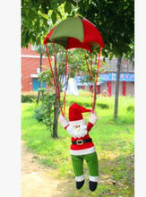 Load image into Gallery viewer, 50pcs/lot fedex fast free shipping christmas gift parachute santa claus ornaments Christmas snowman Decoration