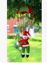 Load image into Gallery viewer, 50pcs/lot fedex fast free shipping christmas gift parachute santa claus ornaments Christmas snowman Decoration