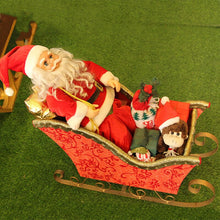 Load image into Gallery viewer, Christmas Decoration Santa Claus Snowman Christmas Deer Car Scene Layout Hotel Mall Window Props Party Supplies Gift for Child