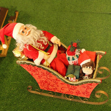 Load image into Gallery viewer, Christmas Decoration Santa Claus Snowman Christmas Deer Car Scene Layout Hotel Mall Window Props Party Supplies Gift for Child