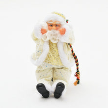 Load image into Gallery viewer, 35cm Sitting Santa Claus Window Doll Ornaments New Year Decorations Cute Christmas Tree Decor Christmas Gift Drop Shipping