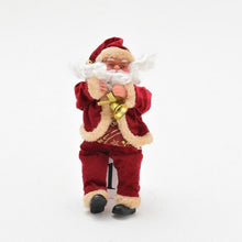 Load image into Gallery viewer, 35cm Sitting Santa Claus Window Doll Ornaments New Year Decorations Cute Christmas Tree Decor Christmas Gift Drop Shipping