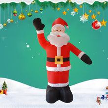 Load image into Gallery viewer, Santa Claus Cosplay Costumes Christmas Inflatable LED Waving  Inflatable Costumes Clothes Mascot Clothing Party Festival Dress