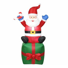 Load image into Gallery viewer, 1.8m Santa Claus Inflatable Toy Outdoors Christmas Decor Yard Arch Ornament