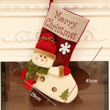 Load image into Gallery viewer, Candy Bag Stocking Santa Claus Sock Gift Bag Bauble Christmas Tree Orn