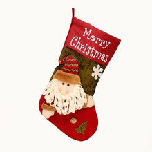 Load image into Gallery viewer, Candy Bag Stocking Santa Claus Sock Gift Bag Bauble Christmas Tree Orn