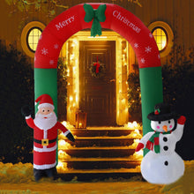 Load image into Gallery viewer, Inflatable Arch Christmas Santa Claus Snowman Christmas Decorations For Home Outdoors Arch Garden Party Arch Decoration Arch