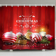 Load image into Gallery viewer, Christmas Santa Claus New Year Snowman Tapestry Non Perforated Hook Shower Wall Hanging Decor Tapestry