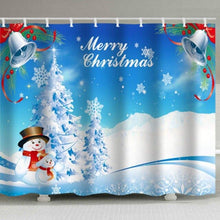 Load image into Gallery viewer, Christmas Santa Claus New Year Snowman Tapestry Non Perforated Hook Shower Wall Hanging Decor Tapestry