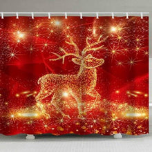 Load image into Gallery viewer, Christmas Santa Claus New Year Snowman Tapestry Non Perforated Hook Shower Wall Hanging Decor Tapestry