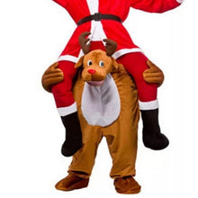 Load image into Gallery viewer, H&amp;ZY Funny Ride on Me Mascot Cosplay Costumes Carry Back Funny Pants Dress Up Christmas Santa Claus Snowman Halloween Party Toys
