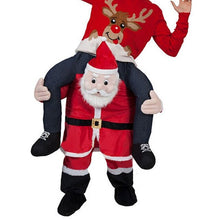 Load image into Gallery viewer, H&amp;ZY Funny Ride on Me Mascot Cosplay Costumes Carry Back Funny Pants Dress Up Christmas Santa Claus Snowman Halloween Party Toys