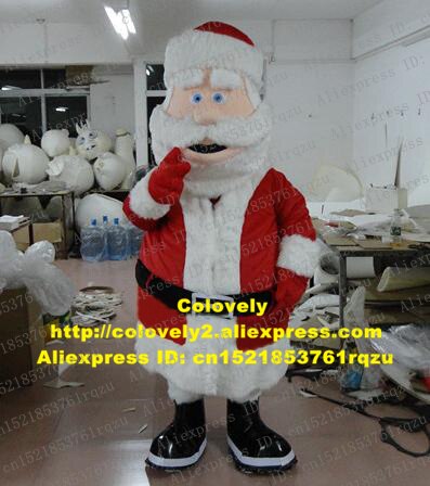 Father Christmas Santa Claus Clause Kriss Kringle Mascot Costume Character Hotel Pub Mega-event Opening Holiday Gifts zz4556
