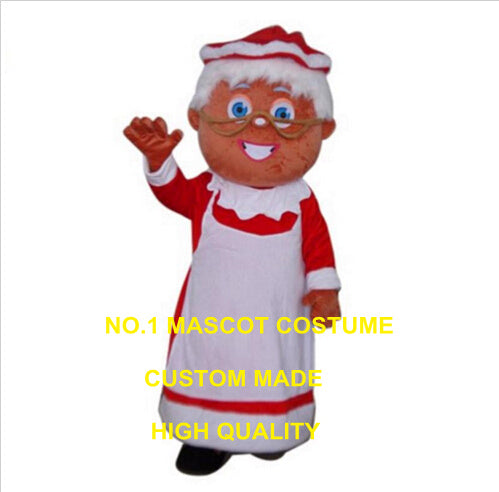 christmas santa claus mascot costume ms santa claus custom cartoon character cosplay carnival costume 3385