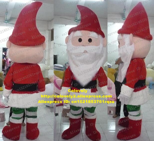 Father Christmas Santa Claus Clause Kriss Kringle Mascot Costume Adult Cartoon Character Marketing Planning Family Gifts zz5010
