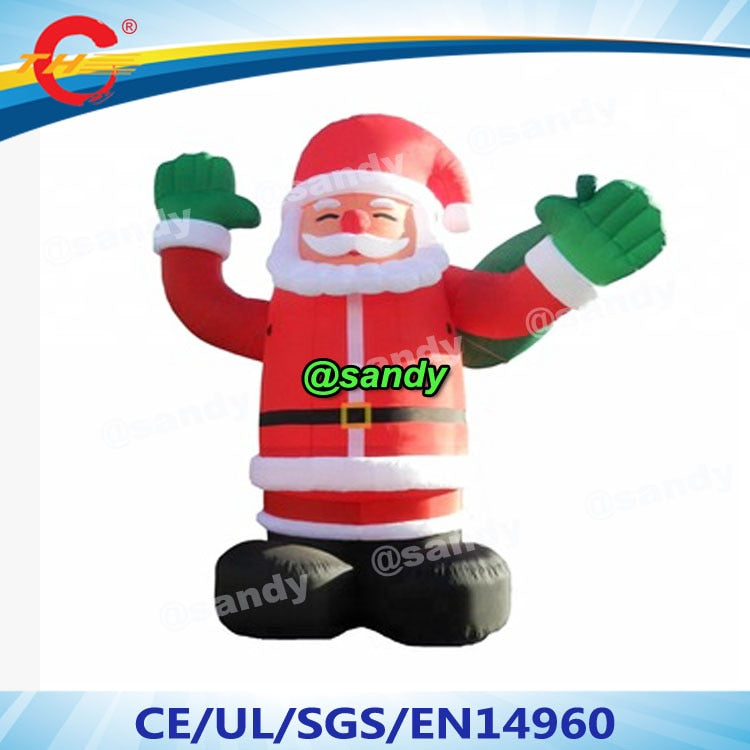 Free door shipping advertising inflatable Santa Claus for sale,outdoor giant inflatable christmas santa claus santa old man