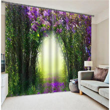 Load image into Gallery viewer, Psychedelic gate Luxury 3D Blackout Curtains For Living room Bedding room Drapes Cotinas para sala for Chirstmas decorative