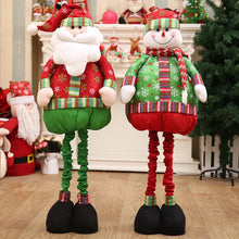 Load image into Gallery viewer, 130CM Big Santa Claus Snowman Christmas Dolls Xmas Decorations For Home Retractable Standing Toy Birthday Party Gift Kids Natal