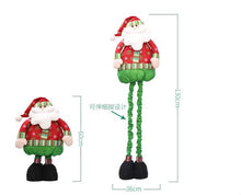 Load image into Gallery viewer, 130CM Big Santa Claus Snowman Christmas Dolls Xmas Decorations For Home Retractable Standing Toy Birthday Party Gift Kids Natal