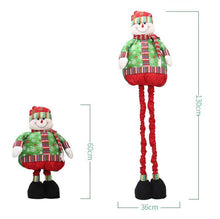 Load image into Gallery viewer, 130CM Big Santa Claus Snowman Christmas Dolls Xmas Decorations For Home Retractable Standing Toy Birthday Party Gift Kids Natal